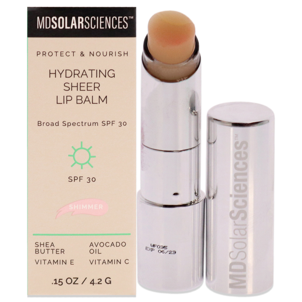 Hydrating Sheer Lip Balm SPF 30 - Shimmer by MDSolarSciences Women 0.15 oz